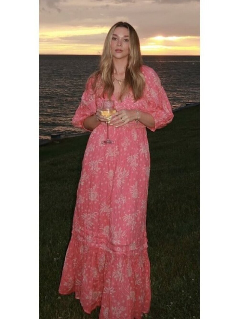 FREE PEOPLE Golden Hour Maxi in Electropop Combo Size Medium - Picture 10 of 15